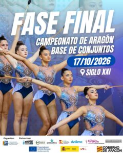 Cartel de Fase Final del Campeonato de Aragón Base de Conjuntos